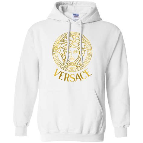 versace gold hoodie|Versace hoodie women.